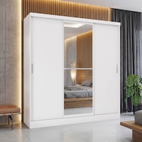 Closet Matrimonial Ropero Kappesberg 3 Puertas Y 1 Espejo