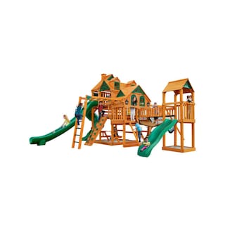 Foto 1 | Foto 1 | Juego Infantil King Kong De Cedro Con Resbaladeros Y Columpios