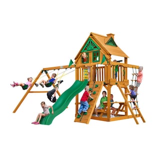 Foto 1 | Foto 1 | Juego Infantil Mandril Ii De Cedro Con Resbaladero Y Columpios