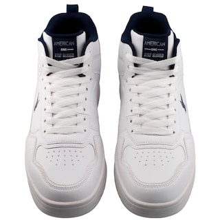 Foto 6 | Foto 6 | Tenis Caballero American Fire 7152 Blanco/marino Urbano Bota Casual Talla 26 A 29 M