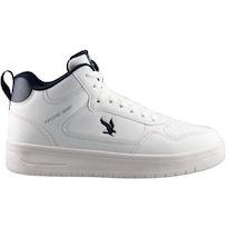 Tenis Caballero American Fire 7152 Blanco/marino Urbano Bota Casual Talla 26 A 29 M