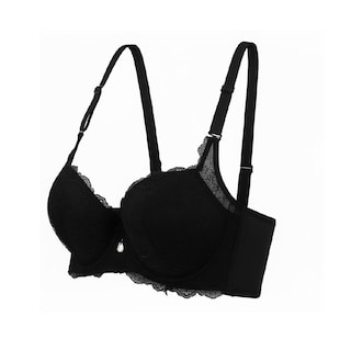 Foto 4 | Foto 4 | Brasier Lili Pink Tipo Copa Tres Cuartos Negro