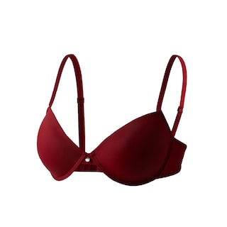 Foto 4 | Foto 4 | Brasier Lili Pink Tipo Media Copa Negro Rojo 2 Piezas