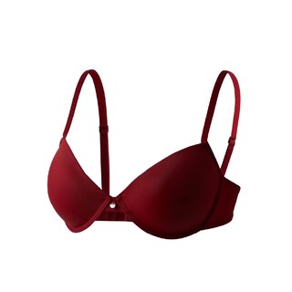 Foto 4 | Foto 4 | Brasier Lili Pink Tipo Media Copa Negro Rojo 2 Piezas