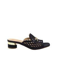 Sandalia Sueco Con Tacón Bajito Para Dama Senties Fátima