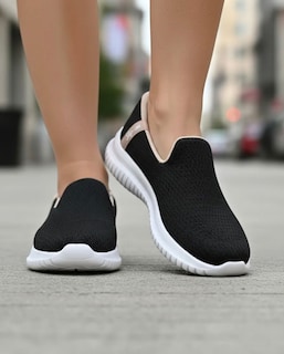 Foto 4 | Foto 4 | Tenis Golden Shoes 0728 Negro Confort Slip On Mujer