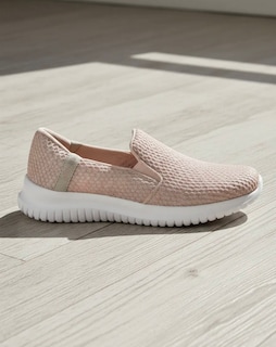 Foto 3 | Foto 3 | Tenis Golden Shoes 0727 Rosa Confort Slip On Mujer