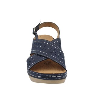 Foto 3 | Foto 3 | Sandalia De Confort Con Plataforma Con Tiras Anchas Cruzadas Senties Lesly