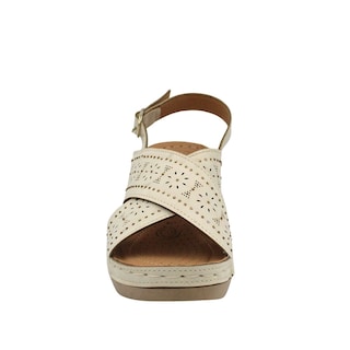 Foto 3 | Foto 3 | Sandalia De Confort Con Plataforma Con Tiras Anchas Cruzadas Senties Lesly