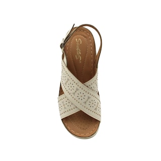 Foto 6 | Foto 6 | Sandalia De Confort Con Plataforma Con Tiras Anchas Cruzadas Senties Lesly