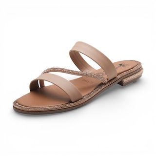 Foto 2 | Foto 2 | Sandalias Golden Shoes 1006 Maquillaje Planas Mujer