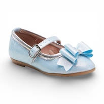 Balerinas Golden Shoes 0370 Azul Casuales Niña