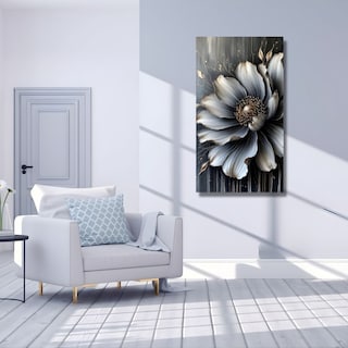 Foto 2 | Foto 2 | Cuadro Decorativo Botánica 90x122cm Flor De Obsidiana