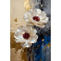 Cuadro Decorativo Botánica 90x122cm Nacar Y Záfiro