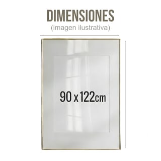 Foto 6 | Foto 6 | Cuadro Decorativo Botánica 90x122cm Nacar Y Záfiro