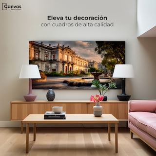 Foto 3 | Foto 3 | Cuadro Decorativo México Canvas Palacio Nación Viva 120x60