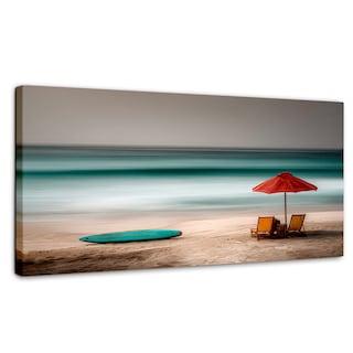 Foto 1 | Foto 1 | Cuadro Decorativo México Canvas Tulum Arena Y Sol 120x60