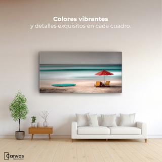 Foto 2 | Foto 2 | Cuadro Decorativo México Canvas Tulum Arena Y Sol 120x60