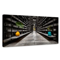 Cuadro Decorativo México Canvas Vasconcelos Conecta 120x60