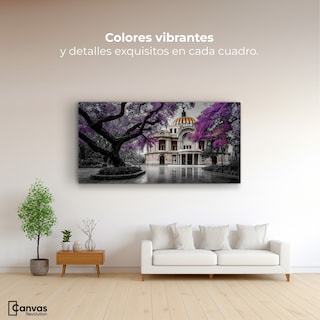 Foto 2 | Foto 2 | Cuadro Decorativo México Canvas Bellas Artes Vibra 120x60