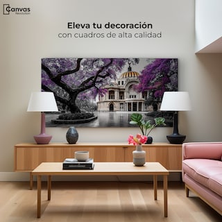 Foto 3 | Foto 3 | Cuadro Decorativo México Canvas Bellas Artes Vibra 120x60