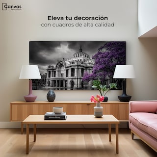 Foto 3 | Foto 3 | Cuadro Decorativo México Canvas Bellas Artes Color 120x60