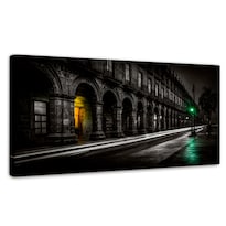 Cuadro Decorativo México Canvas Centro Histo Luces 120x60