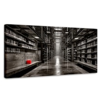 Cuadro Decorativo México Canvas Vasconcelos Rojo 120x60