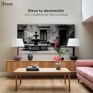 Foto 3 | Foto 3 | Cuadro Decorativo México Canvas Coyoacán Paseo Rosa 120x60