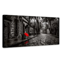 Cuadro Decorativo México Canvas Coyoacán Calle Luz 120x60