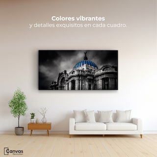 Foto 2 | Foto 2 | Cuadro Decorativo México Canvas Bellas Artes Aura 120x60