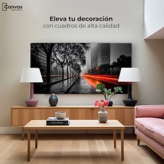 Foto 3 | Foto 3 | Cuadro Decorativo México Canvas Reforma Vida Neón 120x60