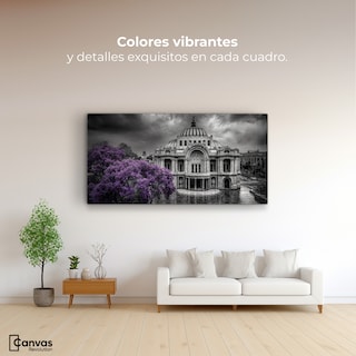 Foto 2 | Foto 2 | Cuadro Decorativo México Canvas Bellas Arte Natural 120x60