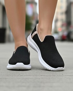 Foto 4 | Foto 4 | Tenis Golden Shoes 0728 Negro Confort Slip On Mujer