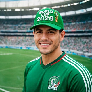 Foto 7 | Foto 7 | Gorra Fútbol Ajustable México Copa 2026 Sede Fan Bordada