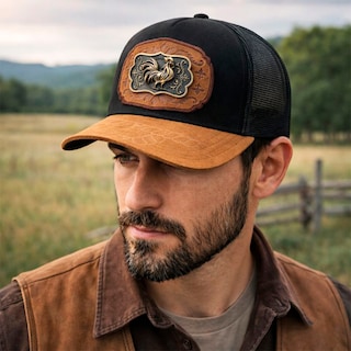 Foto 6 | Foto 6 | Gorra Trucker Gallo Western Iron Rooster Ajustable