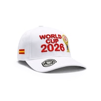 Gorra Fútbol Ajustable España Blanca Copa 2026 Fan Sport