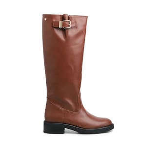 Foto 1 | Foto 1 | Bota Mada Flair Café Tipo Ecuestre Con Detalle De Hebilla