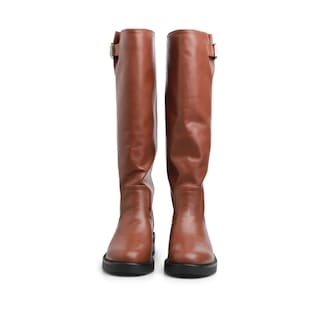 Foto 3 | Foto 3 | Bota Mada Flair Café Tipo Ecuestre Con Detalle De Hebilla