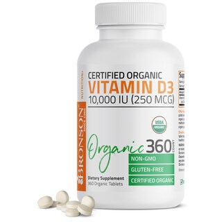 Foto 1 | Foto 1 | Suplemento Bronson Vitamina D3 10.000 Ui (250 Mcg) 360 Tabletas - Venta Internacional.