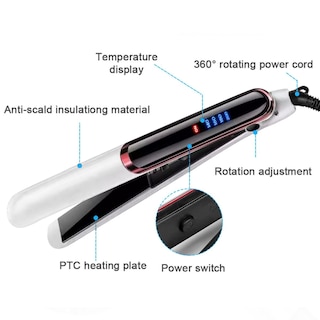 Foto 4 | Foto 4 | Plancha Alaciadora Profesional High Monaco Mxlhw-001 1 Pieza Blanco