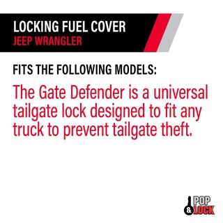 Foto 5 | Foto 5 | Pop & Lock PL9900 Negro para Prevención de Robo de Portón Trasero - Venta Internacional