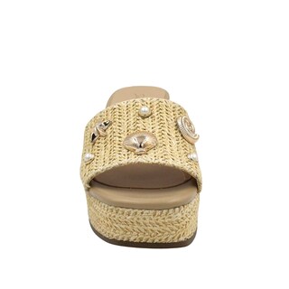 Foto 3 | Foto 3 | Sandalia Con Plataforma Corrida Sueco Con Aplicaciones Metálicas Senties Lilia