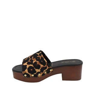 Foto 4 | Foto 4 | Sandalia Sueco Con Plataforma Bajita En Animal Print Senties Janika