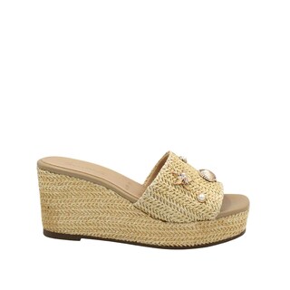 Foto 1 | Foto 1 | Sandalia Con Plataforma Corrida Sueco Con Aplicaciones Metálicas Senties Lilia