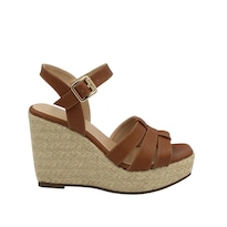 Sandalia Con Plataforma Corrida Básica Para Dama Senties Abigail