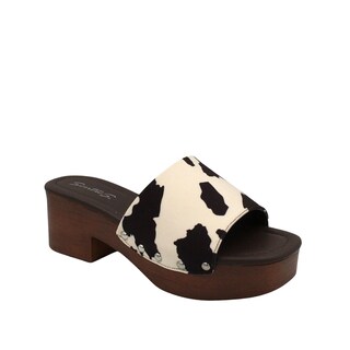 Foto 2 | Foto 2 | Sandalia Sueco Con Plataforma Bajita En Animal Print Senties Janika