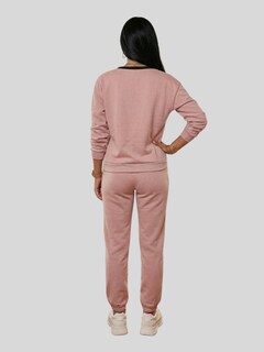Foto 3 | Foto 3 | Conjunto 2 Piezas Estilo Deportivo Urbano Conj-0132 Rosa Sudadera Y Pants Cómodos Para Mujer