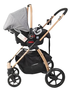 Foto 6 | Foto 6 | Carriola Para Bebé Prinsel Gamma Lx Con Portabebé Gris