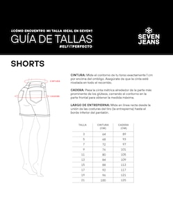 Foto 7 | Foto 7 | Short Mom Fit Tiro Super Alto Relax 0001stmc Seven Jeans